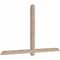Ekena Millwork Eugene Smooth Timber Gable Bracket, Douglas Fir, 84"W x 49"H x 3 1/2"D x 3 1/2"F, 14/12 Pitch GBW084X49X0404EUG00SDF - alternate 5